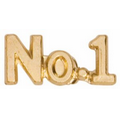 Chenille Insignia Pin - "No.1"